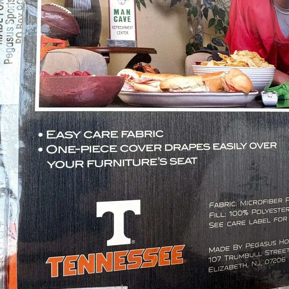 NIP Licensed Pegasus Sports Tennessee Volunteers Reversible Recliner Protector